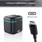 GP-910 3-Battery Charging Box Storage Case For GoPro HERO12 Black /11 Black /10 Black /9 Black - Image 2