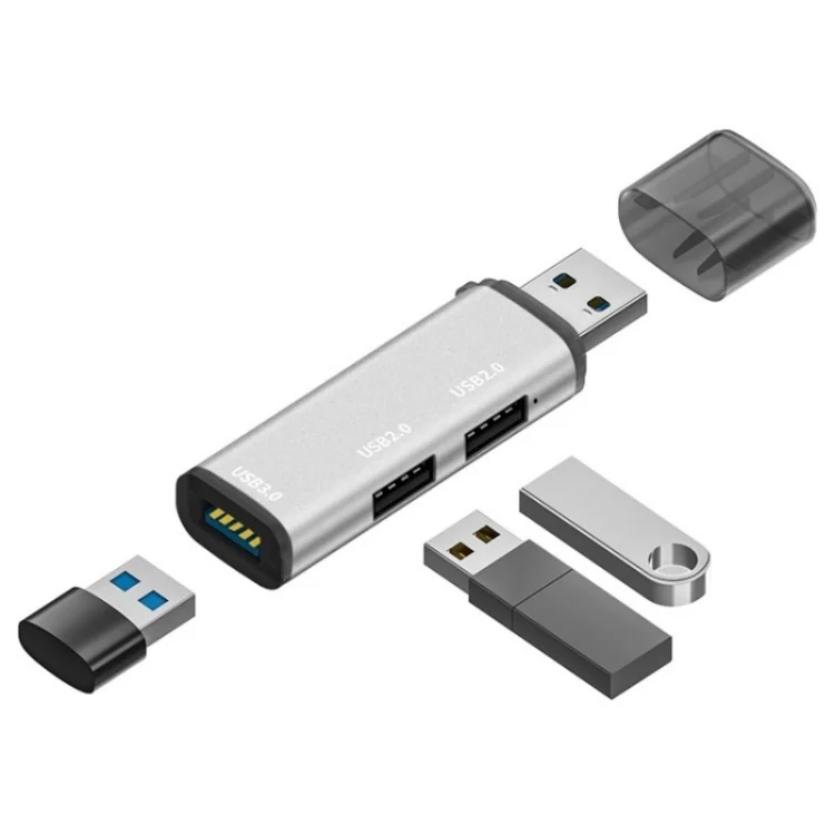 SYA0026437_B2.webp ADS-302A 3 in 1 USB to USB 3.0 / 2.0 Hub Expansion Station USB Adapter - Image 3