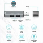 ADS-302A 3 in 1 USB to USB 3.0 / 2.0 Hub Expansion Station USB Adapter - Image 4
