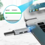 ADS-302A 3 in 1 USB to USB 3.0 / 2.0 Hub Expansion Station USB Adapter - Image 5