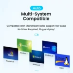 ADS-302A 3 in 1 USB to USB 3.0 / 2.0 Hub Expansion Station USB Adapter - Image 7