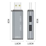 ADS-302A 3 in 1 USB to USB 3.0 / 2.0 Hub Expansion Station USB Adapter - Image 9