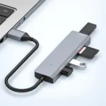 ADS-310A USB Adapter to 3 x USB 3.0 + 2 x Card Reader Slots Multi-Port Hub - Image 5