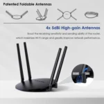 WAVLINK WN530G3 4x 5dBi Foldable Antenna AC1200 Dual Band Wireless Repeater Router - Image 9