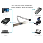 JUNSUNMAY DB9 9Pin Male to IDC 10Pin Female Ribbon Cable RS232 Serial Header Flat Cable, 28cm - Image 5