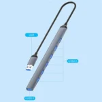 ADS-303A Data Transmission USB 3.0 / 2.0 Hub Expansion Dock Station 7-Port USB Adapter - Image 3