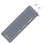 ADS-308A SD / TF Card Reader Aluminum Alloy USB 3.0 + USB 2.0 Splitter Hub - Image 2