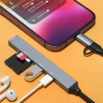 ADS-805 8 Pin + Type-C to USB-C Data + USB 2.0 / 3.0 + SD / TF Card Reader Hub Expansion Converter - Image 7