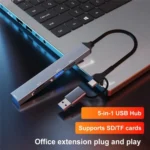 ADS-806D Type-C+USB to USB 3.0 Hub SD / TF Card Reader Multi-Function Docking Station - Image 5