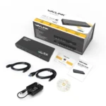 WAVLINK UG69PD6 Dual 4K Laptop Docking Station 5K HD Displaylink 65 / 100W PD Charging - Image 8