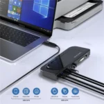 WAVLINK UG49DK4 Universal Laptop Docking Station Dual Monitor Supports DVI / HDMI / VGA - Image 5