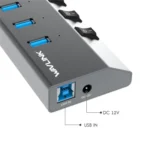 WAVLINK UH3076 5Gbps 7-port USB 3.0 Hub with Independent Switch and LED Indicator - Image 9