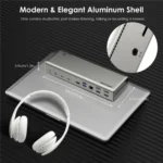 WAVLINK UTD41 PRO RJ45 / Audio / SD Card Reader 15-in-1 Thunderbolt 4 Docking Station - Image 9