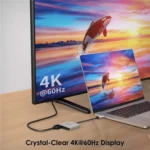 WAVLINK UHP510 Pro 87W PD Charging USB C to Dual HD Converter 4K 60Hz Monitor Adapter - Image 3