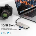 WAVLINK UHP3416 7-in-1 PD100W Charging SD / TF Card Reader 4K HD Type-C Docking Station - Image 7