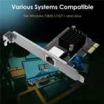 WAVLINK NWP002 2Gbps RTL8125B Chip RJ45 Ethernet Adapter Pcie Network Card - Image 5