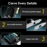 WAVLINK NWP002 2Gbps RTL8125B Chip RJ45 Ethernet Adapter Pcie Network Card - Image 6