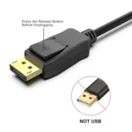 DisplayPort to DisplayPort Cable For Lenovo, Dell, HP, ASUS More - Image 6