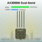 WAVLINK WN573HX3 WiFi 6 Extender Outdoor AX3000 Dual Band  Courtyard RV Wireless Router - Image 13