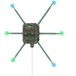 WAVLINK WN588HX3 AX3000 Outdoor WiFi Extender with 6 Antennas Dual Band WiFi Repeater