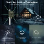 WAVLINK WN588HX3 AX3000 Outdoor WiFi Extender with 6 Antennas Dual Band WiFi Repeater - Image 6