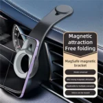 D1 Car Navigation Magnetic Flexible Aluminum Bendable Dashboard Cellphone Holder - Image 3