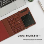 B077T Portable Foldable Wireless Bluetooth Keyboard With Touchpad - Image 5