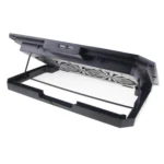 N33 RGB Dual Fans Cooling Pad Adjustable Height Laptop Stand with Phone Holder - Image 3
