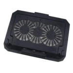 N33 RGB Dual Fans Cooling Pad Adjustable Height Laptop Stand with Phone Holder - Image 4