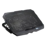 A6 Height Adjustable 6 Fans Cooler Ergonomic Laptop Stand Cooling Pad - Image 3