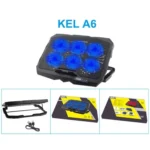 A6 Height Adjustable 6 Fans Cooler Ergonomic Laptop Stand Cooling Pad - Image 6
