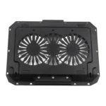 N22 Dual USB Ports Adjustable Laptop Stand Portable Cooling Pad with Phone Holder - Image 4