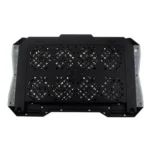 S608 RGB Light 8 Silent Fans Adjustable Height Stand Laptop Cooling Pad with Phone Holder - Image 4