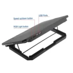 CP252 Adjustable Angle Notebook Cooler Stand Dual Fan Laptop Cooling Pad - Image 3