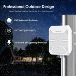 WAVLINK WN573HP3 Built-In 12dBi Directional Antenna Outdoor AX3000 Dual Band Repeater - Image 7