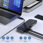 WAVLINK UG49DK1 For Windows Mac Android 13 In 1 USB-C Hub Dual Display Docking Station - Image 5