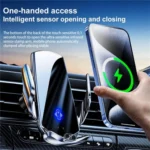 Q15 Car Vehicle Navigation Phone Holder Car Air Vent Mount Magnetic Wireless Charging Stand - Image 4