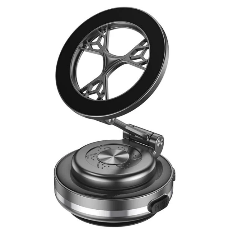 C6 Adjustable Folding Rotating Car Stand Vacuum Suction Cup Magnetic Phone Holder