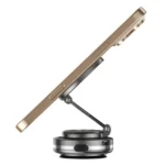 C6 Adjustable Folding Rotating Car Stand Vacuum Suction Cup Magnetic Phone Holder - Image 3