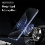 C6 Adjustable Folding Rotating Car Stand Vacuum Suction Cup Magnetic Phone Holder - Image 6