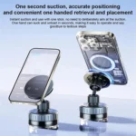 T26 Multi-Angle Adjustable Vacuum Suction Stand Magnetic Car Phone Holder - Image 3