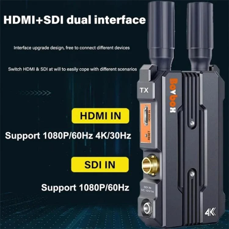 SYA0028266_B5.webp BOVBOX 098 For DSLR Cameras 4K HD Wireless Extender SDI HDMI Dual Interface Video Monitor - Image 6