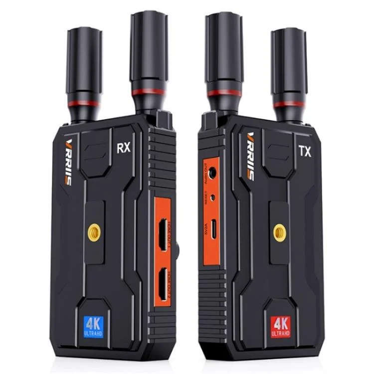 VRRIIS 097PRO Outdoor Live Streaming Audio Video Wireless Transmitter Receiver 4K HD Extender