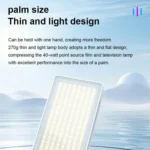 PB40R Video Live Streaming Portable RGB LED Video Light Pocket Photography Fill Light - Image 4