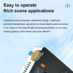 PB40R Video Live Streaming Portable RGB LED Video Light Pocket Photography Fill Light - Image 5