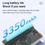 PB40R Video Live Streaming Portable RGB LED Video Light Pocket Photography Fill Light - Image 9