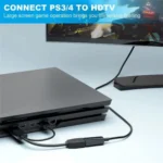HD1 HDMI 2.0b Male to DP 1.4 Female Converter 4K 60Hz HDMI to DisplayPort Adapter Cable - Image 2