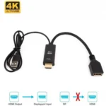 HD1 HDMI 2.0b Male to DP 1.4 Female Converter 4K 60Hz HDMI to DisplayPort Adapter Cable - Image 4