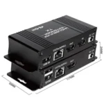 D5-1 / D6-1 80m Cat6 / 5e Network Cable Extender Computer Control HDMI KVM Extender - Image 11