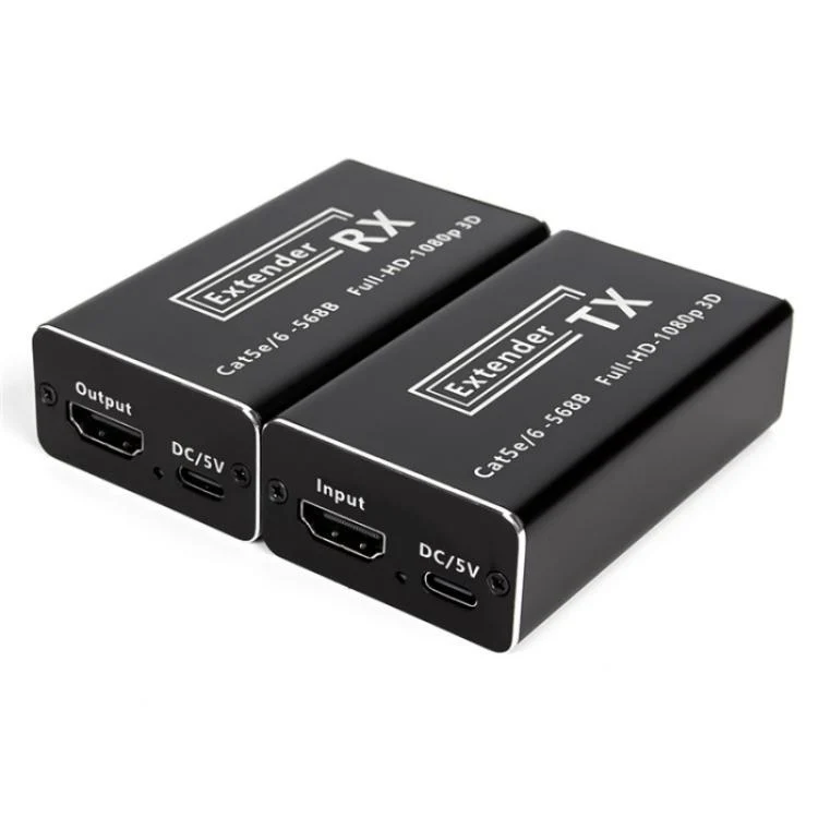 D1-1 / D2-1 Network Cable HD Video Signal Transmitter 50m Extender HDMI to RJ45 Extender